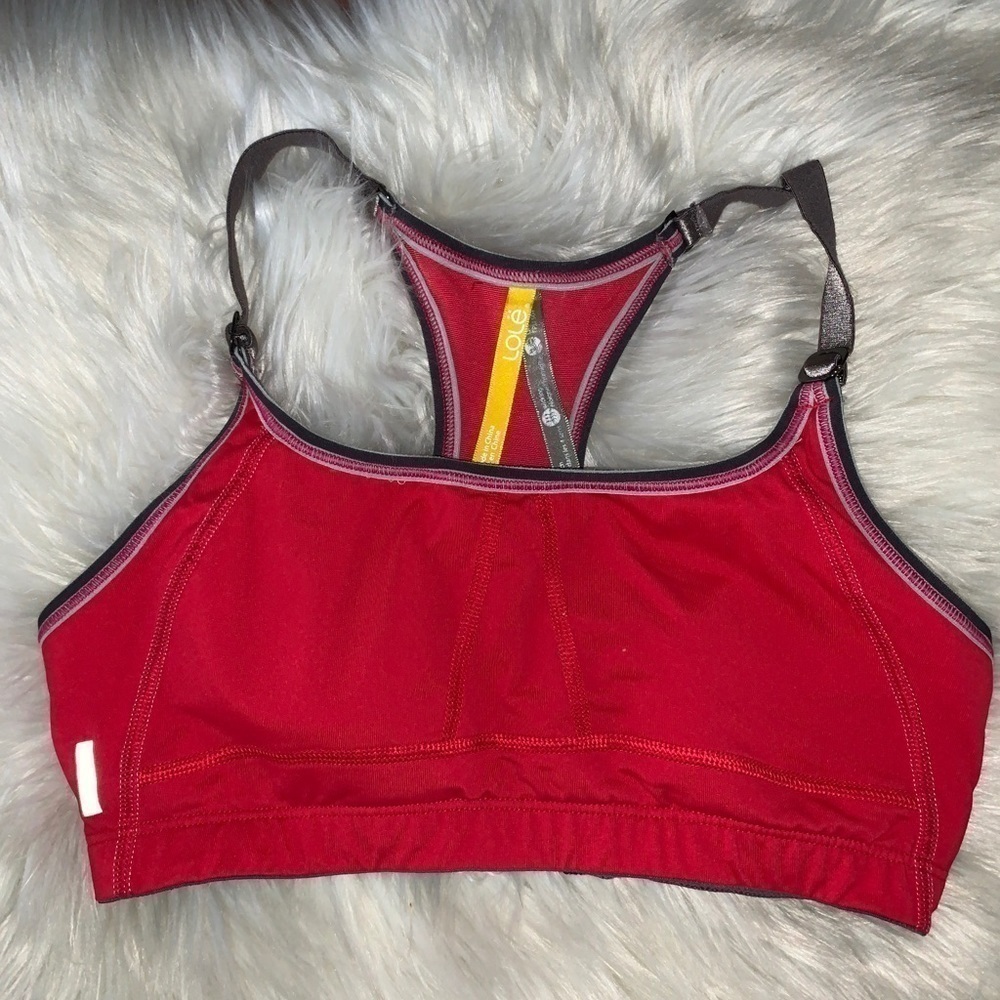 Lole Red Sports Bra | Small‎